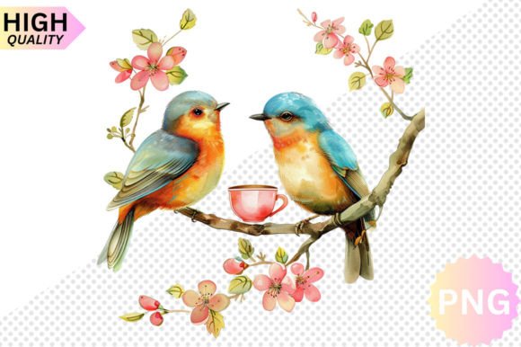 Bird and Coffee Clipart Sublimation: Creative Applications for Makers and Small Businesses