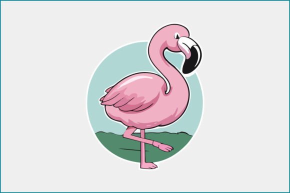 Cute Flamingo SVG Vector Design for Creative Projects