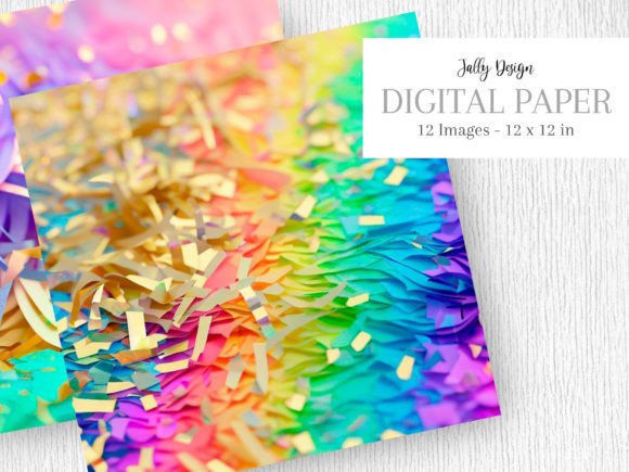 Elevating Presentation and Protection with Rainbow Colored Shredded Paper with Gold