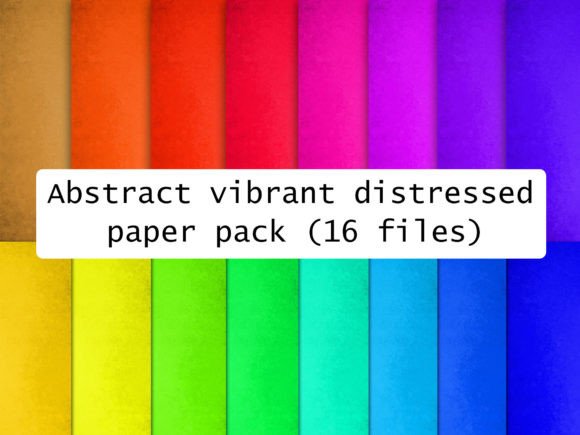 Evaluating the Abstract Vibrant Distressed Paper Pack for Creative Projects