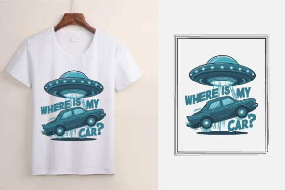 Free Where Is My Car T-Shirt Designs for Auto Fans