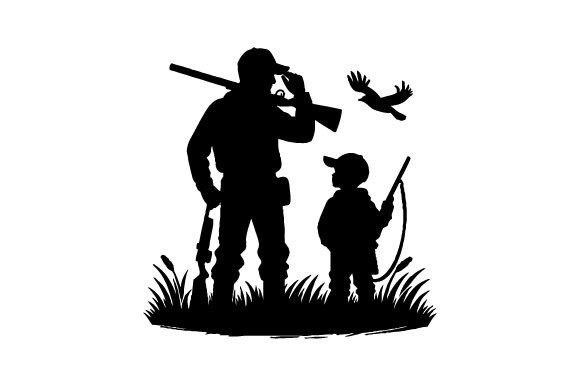 Integrating Free Dad and Son Hunting Vector Assets into Professional Creative Workflows