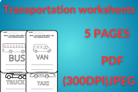 Integrating Transportation Worksheets and Coloring Works into Modern Learning Ecosystems