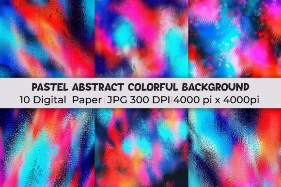 Pastel Abstract Colorful Backgrounds in Design