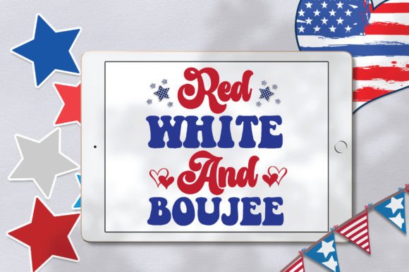 Red White and Boujee Svg Design Guide