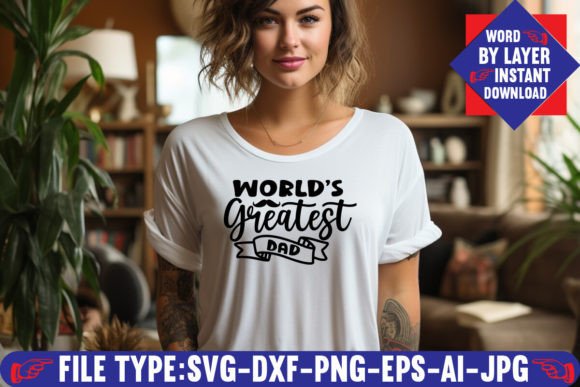 Strategic Applications of World's Greatest Dad SVG Design for Creators and Businesses